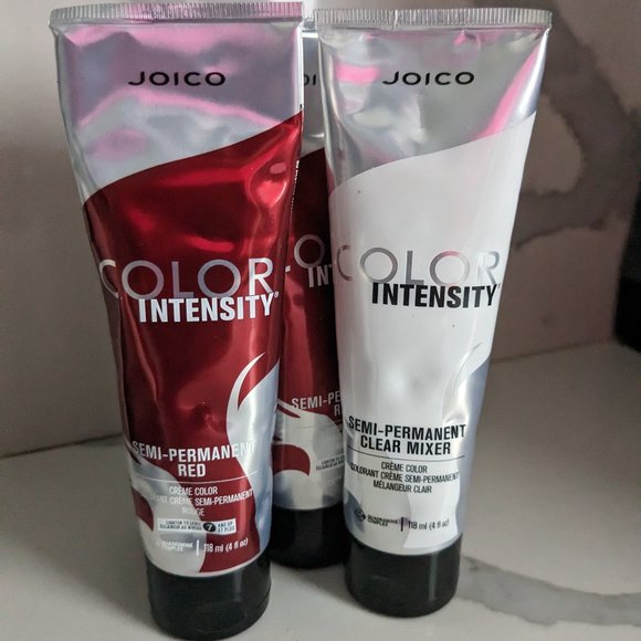 Joico Hair Joico Color Semi Perm Red Combo And Clear Mixer Poshmark